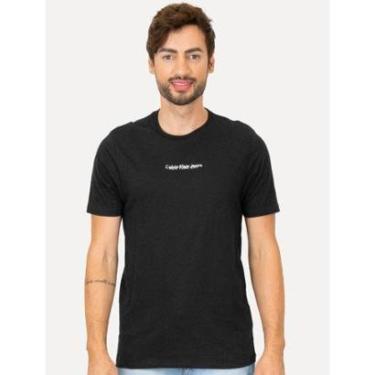 Imagem de Camiseta Calvin Klein Jeans Masculina New York City Preta-Masculino