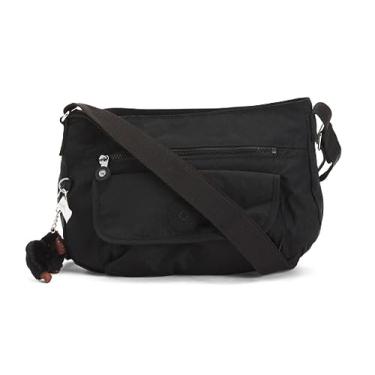 Imagem de Kipling Bolsa tiracolo feminina Syro, preta, tamanho único EUA, Preto, One Size