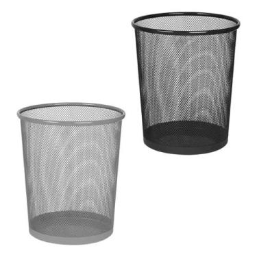 Imagem de Lixeira Aramada de Escritório Aço Telado 10 Litros Sortida - Nixhouse
