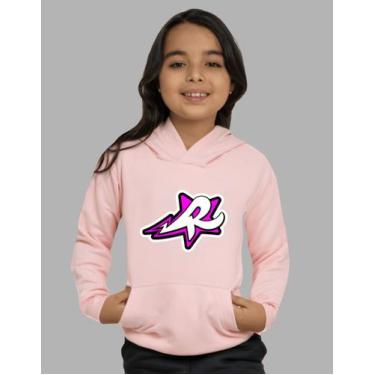 Imagem de Moletom Emily Vick Infantil Blusa Youtuber, Rosa, 12