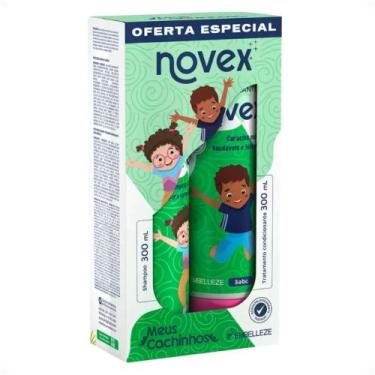 Imagem de Kit Novex Meus Cachinhos 3abc: Shampoo e Tratamento Condicionante 300m