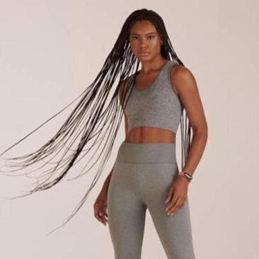 Imagem de Top Esportivo Lupo Alta Compressão Nadador Sem Bojo - Cinza, G