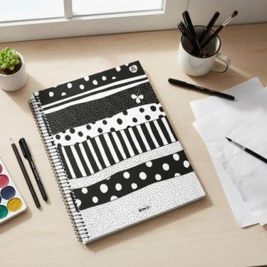 Imagem de Caderno Capa Dura 15 Matérias Premium: Organize Todo o Seu Semestre em