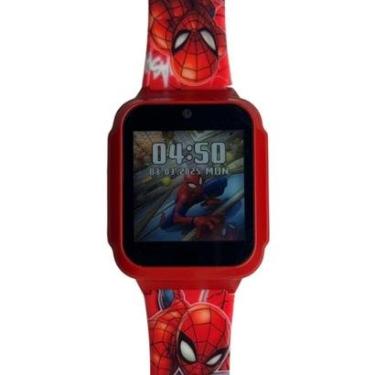 Imagem de Relógio Infantil Menino Condor Marvel Homem Aranha Original COMARVELAF/9R Pulseira Silicone vermelha-Masculino