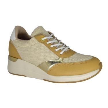 Imagem de Tênis Modare Caramelo e Bege Ultra Conforto-Feminino
