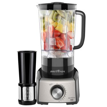 Imagem de Liquidificador Britânia BLQ1380P Preto/Inox 1200W com 12 Velocidades