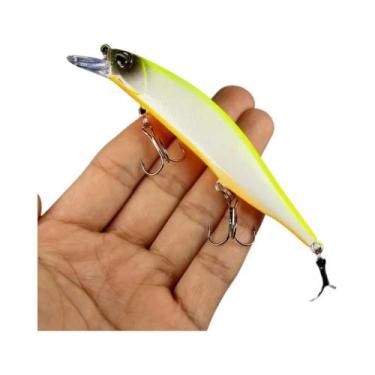 Imagem de Isca Artificial Jerkbait Minnow 12cm 15g Com Olhos 3D, Isca Rígida Wob