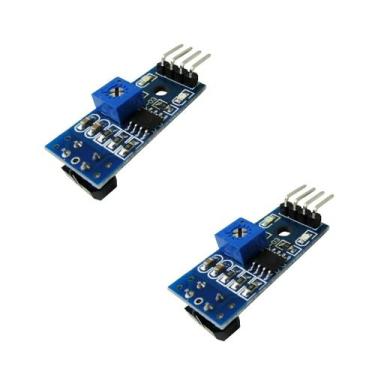 Imagem de Kit 2 Módulo Sensor Infravermelho TCRT5000 Arduino LM393 5V - ATMX