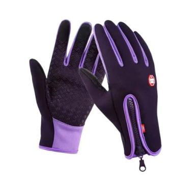 Imagem de Luvas De Motocicleta Térmicas Impermeáveis Com Tela Sensível Ao Toque 