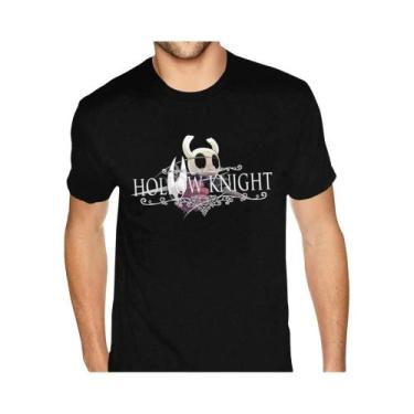 Imagem de Camiseta Masculina Hollow Knight Ghost Knight Com Estampa De Caveira G