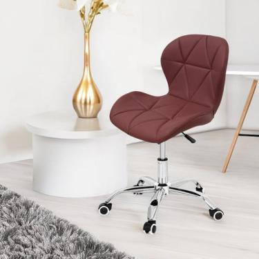 Imagem de Cadeira Escritório Slim Vegas Base Giratória Estofada - DkadiDecor, Vi