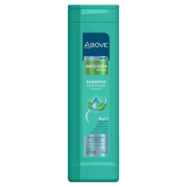 Imagem de SHAMPOO ANTICASPA HIDRATAÇÃO MENTOL 4 EM 1 ABOVE MEN FRASCO 325ML