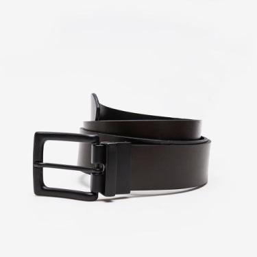 Imagem de Cinto Preto Largo Metropolitan Dupla Face Preto e Marrom - Democrata, 