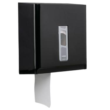 Imagem de Dispenser Para Higiene Rolão 300-500m Preto - Nobre