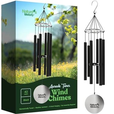 Imagem de Nature Melody Aureole Tunes Wind Chimes – Windchime externo com 6 tubos sintonizados em...