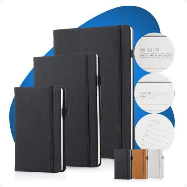 Imagem de Kit Caderneta B5 A5 A6 Planner Executivo Dias Semana Caderno - Hxt, Pr