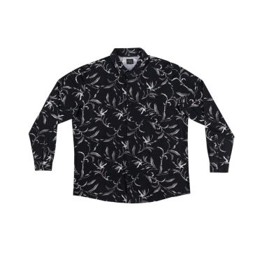 Imagem de Camisa Polo Manga Longa Plus Size Diametro Preto-Masculino