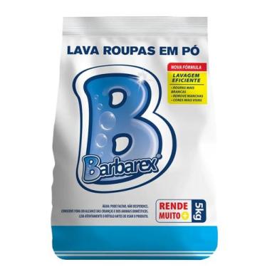 Imagem de Lava Roupas em Pó Barbarex 5Kg