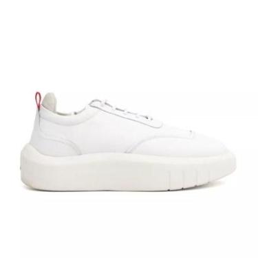 Imagem de Tênis Sneaker Masculino em Couro Premium Solado Alto Confort-Masculino