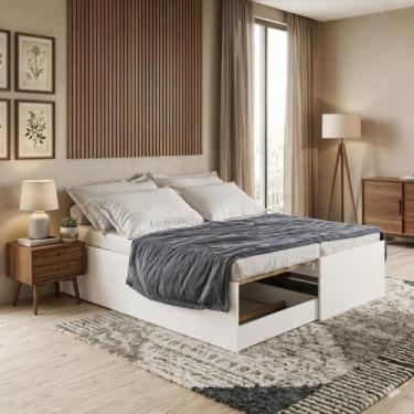 Imagem de Bicama Modular 3 Em 1 Com Auxiliar Rodas Suporte 100kg Uv Vira casal -