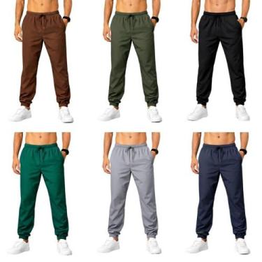 Imagem de Calça Masculina Tactel Esportiva com Bolsos  Leve, Confortável - PACO 