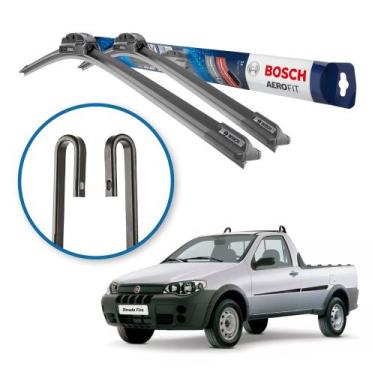 Imagem de Palheta Limpador Parabrisa Fiat Uno Palio Toro UnoMille Bosch Aerofit,