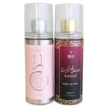 Imagem de Kit 2 Body Splash Árabe Yara + Sabah Bello Charme 200ml Perfume Corpor