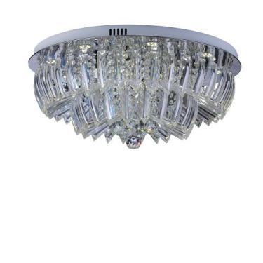 Imagem de Luminária de Teto Plafon Sobrepor Led Cristal Victória 36W 60cm 6500K 