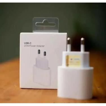 Imagem de Carregador USBC 20W Rápido Compatível iPhone Tipo C Turbo - Foxcom