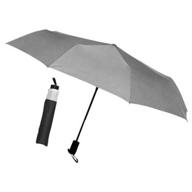 Imagem de Sombrinha Guarda Chuva Poliester Dupla Face Preta Rosa Vermelho - Guar