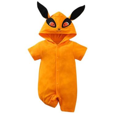 Imagem de Macacão de bebê Relabtaby de manga curta de Halloween de peça única