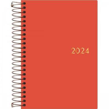 Imagem de Agenda Executiva Espiral Diária 12,9 x 18,7 cm Napoli Cores 2024 - Til