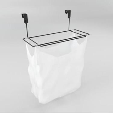 Imagem de Suporte Sacola Para Porta Otimizee Preto Or0156006 - Dicarlo