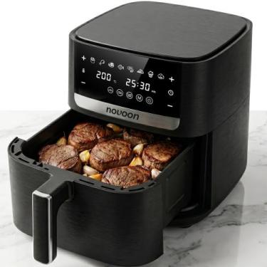 Imagem de Air Fryer 8L Digital 1800W Novoon Grande Capacidade Família Painel Tou