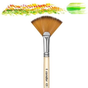 Imagem de Pincel Condor Leque Sintético Cabo Curto 428-06 Leque