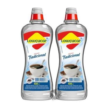 Imagem de Kit 2 Adoçante Líquido Lowçucar 100ml Tradicional Diet