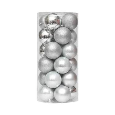 Imagem de Bolas De Natal De 3cm, 24 Peças, Decoração Para Árvore De Natal, Pendu
