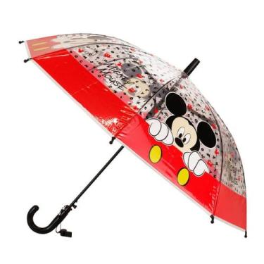 Imagem de Guarda Chuva Infantil Transparente Letras Mickey- Disney
