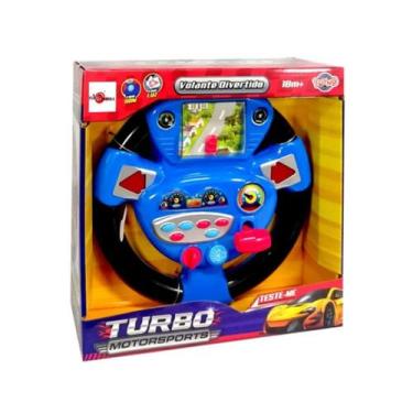 Imagem de Volante Musical Infantil Pista Real Azul - Toyng, Volante Musical