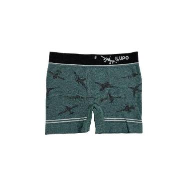 Imagem de Cueca Boxer Infantil Microfibra Cós Lista Lupo - Conforto e Estilo, Wo