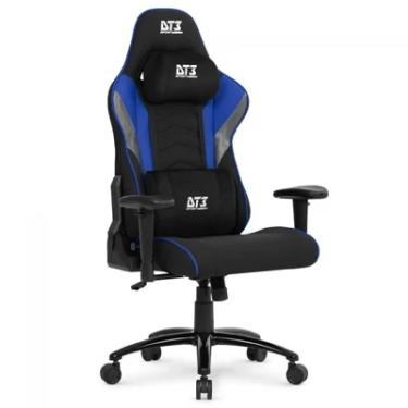 Imagem de Cadeira Gamer DT3 Elise V3 Blue, Ajustável, Tecido, Preto e Azul, 13761-8