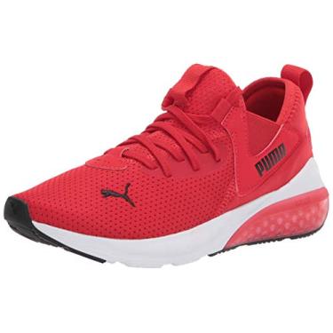 Imagem de PUMA Tênis de corrida unissex Cell Vive, Alto risco vermelho/preto, 10.5 Little Kid