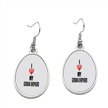 Imagem de Brinco I Love Breed - Brincos com pingente para meninas - Presente de festa de aniversário dos namorados