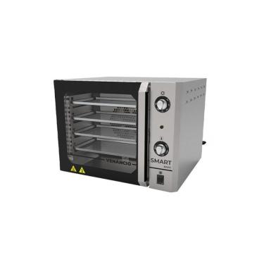 Imagem de Forno Convector Smart Basic Elétrico Venâncio 4 Esteiras Total Inox FCSB4E-ININ-220v