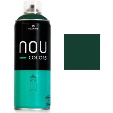 Imagem de Tinta em Spray Nou Colors Colorart 400ml Verde Escuro