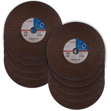 Imagem de Disco de Corte 14 POL 2 Telas Furo de 1 POL com 10 Unidades BOSCH