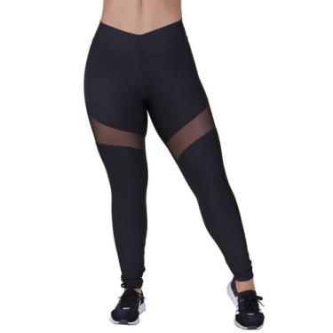 Imagem de Calça Legging Feminina Thuler Preta Dri-Fit