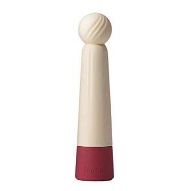 Imagem de Iroha Vibrador feminino Rin Akane Borgonha com toque macio de silicone com força ajustável, operado por bateria em forma de bastão