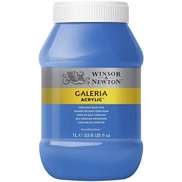 Imagem de Winsor & Newton Tinta Acrílica, Galeria 138, Cerulean Blue, 1 Litro