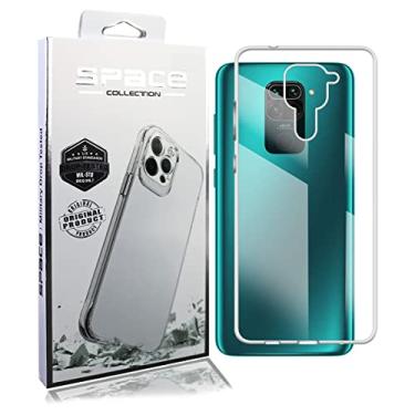 Imagem de Capa Capinha Clear + Película DE VIDRO 3D Compativel Redmi Note 9 6.53 - Luiza Cell25